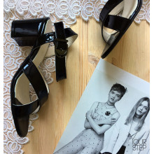 Чорні лакові босоніжки Арт.: 615-2Ок