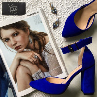 Босоніжки з натуральної замші Арт. 35-7/44Ок