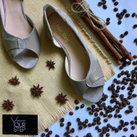 Балетки бежевого кольору Арт. 05-2