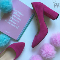 Туфлі-човники кольору фуксії Арт. 35-1/44Ок