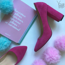 Туфлі-човники кольору фуксії Арт. 35-1/44Ок