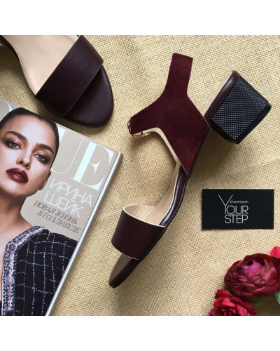 Босоніжки кольору бордо Арт.: 415-1