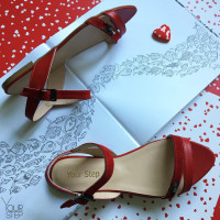 Босоніжки червоного кольору Арт.: 01-9F