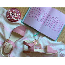 Сандали из кожи цвета пудры Арт.: 10-12/110