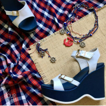 Білі босоніжки на танкетці Арт.: 716-1