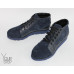 Ботинки на шнуровке синего цвета Арт. 05-11EI