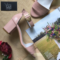 Шкіряні рожеві босоніжки Арт.: 615-3Ок