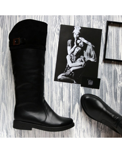 Чорні чоботи Арт. 12-18(Sn4)