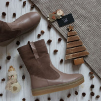 Полусапоги бежевого цвета Арт. 12-2Ls