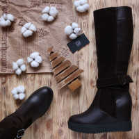 Чоботи на танкетці Арт. R-4-0036