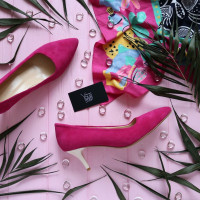 Туфлі-човники кольору фуксія Арт 657-1/36