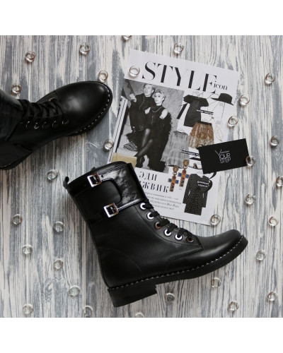 Чорні черевики Арт. 12-30V(64)