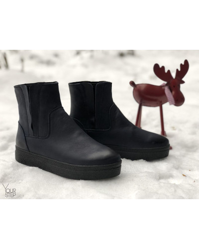 Челсі з натуральної шкіри з ефектом потертості Арт. 12-28Ls