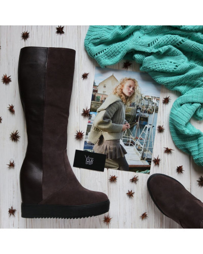 Чоботи на танкетці Арт. R-4