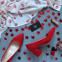 Туфлі-човники з натуральної замші Арт. 657-1/47Ok