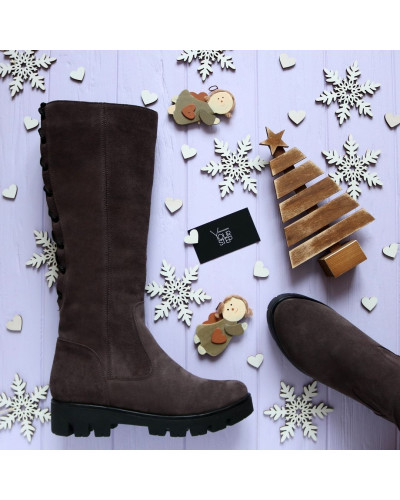 Чоботи-трансформери із замші Арт12-32(S2)