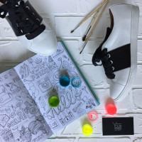 Кеди з натуральної шкіри Арт. Т-2Rb/003