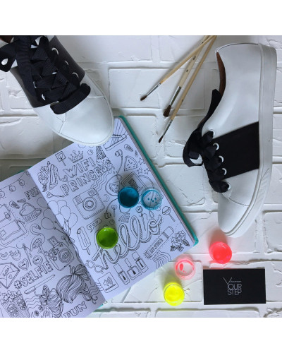 Кеди з натуральної шкіри Арт. Т-2Rb/003