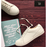 Кеди з білої шкіри Арт. Т-4