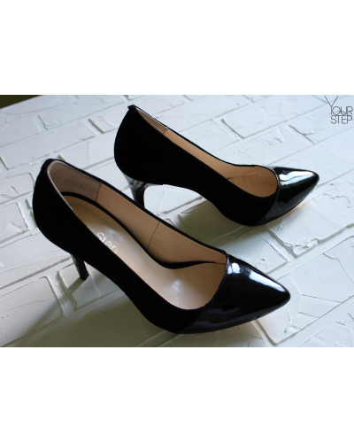 Туфлі-човники чорного кольору Арт. 35-9Os