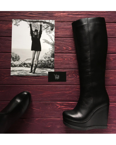 Чоботи на танкетці Арт. 18-1От