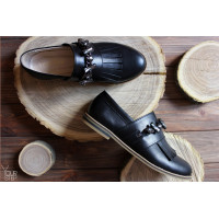 Туфлі з чорної шкіри Арт. 05-14-3647