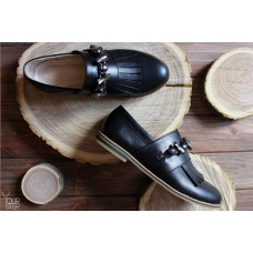 Туфлі з чорної шкіри Арт. 05-14-3647