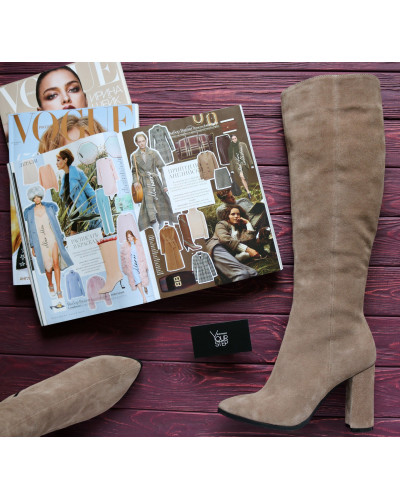 Чоботи на підборах Арт. 35-11/44Ок