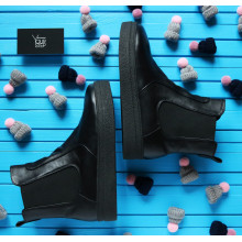 Челсі із чорної шкіри Арт. 12-1Ls