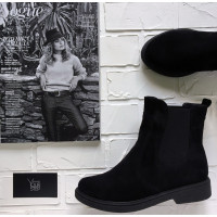 Чорні челсі з натуральної замші 12-1(Sn4)