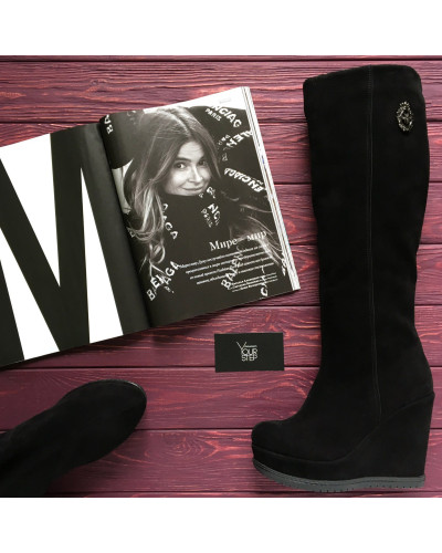 Чоботи на танкетці Арт. 18-1От-3668