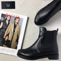 Челсі з натуральної шкіри чорного кольору 12-1V