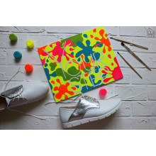 Туфли из кожи белого цвета с серебряными вставками Арт. 01-10Pr