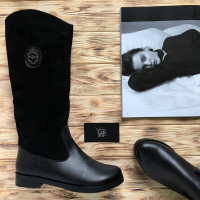 Чоботи чорного кольору Арт. 12-17V-3668