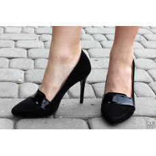 Туфлі-човники чорного кольору Арт. 35-8Os