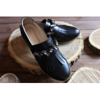 Туфлі з чорної шкіри Арт. 05-14-3647