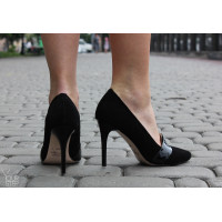 Туфлі-човники чорного кольору Арт. 35-8Os