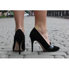 Туфлі-човники чорного кольору Арт. 35-8Os