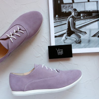 Кеды из лиловой замши Арт. 05-1(Am4)