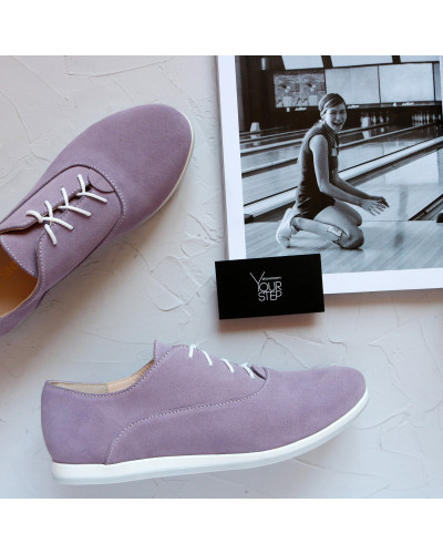 Кеды из лиловой замши Арт. 05-1(Am4)