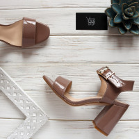 Лакові босоніжки Арт. 853-2/48Ок