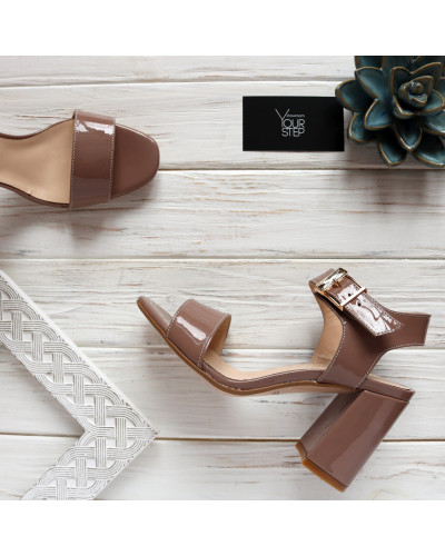 Лакові босоніжки Арт. 853-2/48Ок