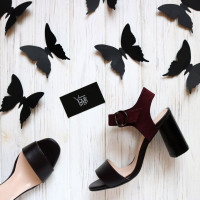 Босоніжки бордового кольору Арт. 853-2/45