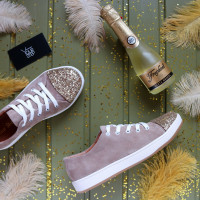 Бежеві замшеві кеди Арт. Em-1