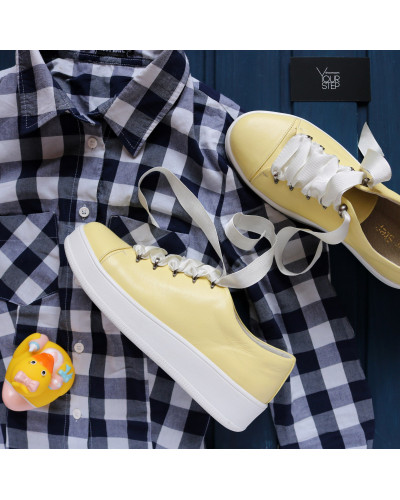 Кеди із натуральної шкіри Арт. 33-1/143-0015