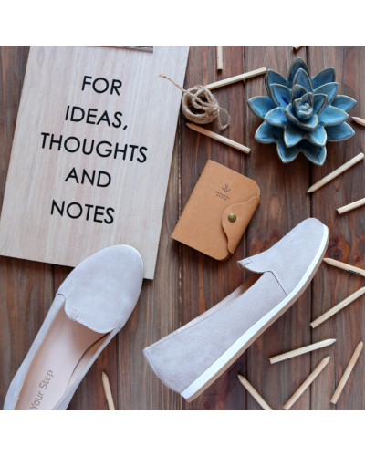 Сліпери із бежевої замші Арт. 05-3К(Am4)