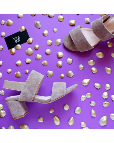 Босоніжки з натуральної замші Арт.: 615-5Ок