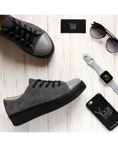 Кеди сірого кольору Арт. 33-1/143