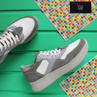 Кросівки сірого кольору Арт. Om-1 ДОП*