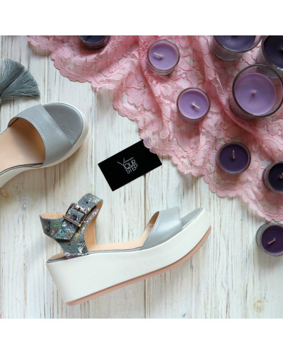 Босоніжки сірого кольору Арт. 352-2